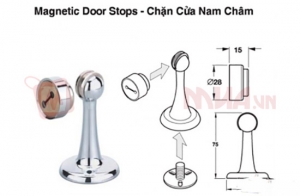 Hít chặn cửa inox