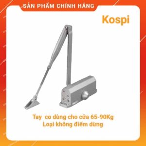 Tay co thủy lực Kospi K90, dùng cho cửa từ 60-90 Kg loại không điểm dừng