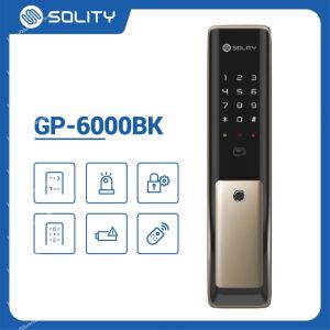 Khóa cửa điện tử vân tay Solity GP-6000BK