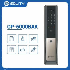 Khóa cửa điện tử nhận diện khuôn mặt Solity GP-6000BAK