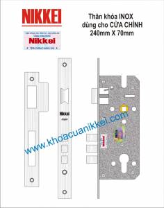 Thân-ruột khóa dùng cho cửa chính-cửa đi