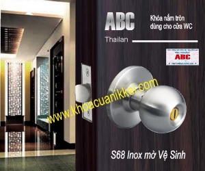 khóa đấm tròn ABC vệ sinh